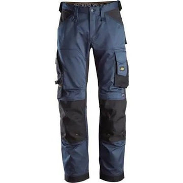 Snickers - Allround Stretch Loose Fit Trouser Black/Navy - Life Cleaning & Hygiene Supplies - 63519504060