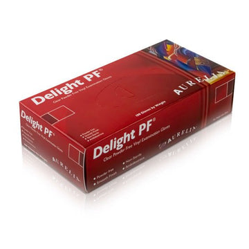 Aurelia - Aurelia Delight PF Clear Vinyl Gloves - Life Cleaning & Hygiene Supplies - S - 38226