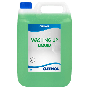Cleenol - CLEENOL Washing Up Liquid Hand Dishwashing Gentle Effective 5L - Life Cleaning & Hygiene Supplies - 020822X5