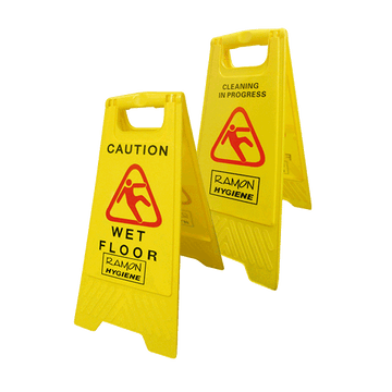 Ramon Hygiene - Duel Warning Wet Floor Sign - Life Cleaning & Hygiene Supplies - 3562 - 10