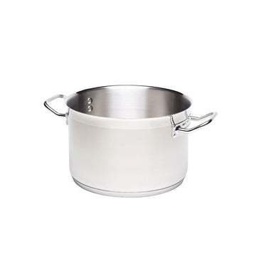 Genware - GW Casserole (No Lid) 5L - 24 x 11cm - 18/4 Stainless Steel - Life Cleaning & Hygiene Supplies - 1224 - 05