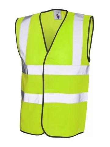 Uneek - Hi Vis Safety Waistcoat Yellow - Life Cleaning & Hygiene Supplies - 3XL - UC801Y3XL