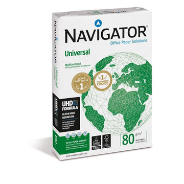 Navigator - Navigator Universal A4 Paper 80gsm Ream of 500 Sheets - Life Cleaning & Hygiene Supplies - 34154GP