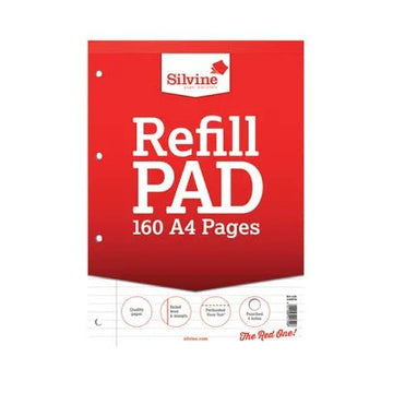 Silvine - Silvine Refill Pad 160 A4 Pages - Life Cleaning & Hygiene Supplies - A4RPFM