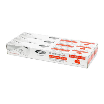Prowrap - Speedwrap Aluminium Foil Refill Roll 450mm x 90m (3 Pack) - Life Cleaning & Hygiene Supplies - JR4590REF
