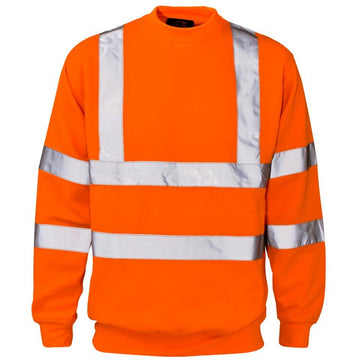 Supertouch - Supertouch Hi - Vis Sweatshirt Orange - Life Cleaning & Hygiene Supplies - 3XL - 56886