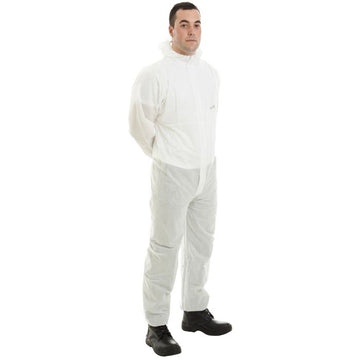 Supertouch - Supertouch Supertex® SMS Type 5/6 Coverall - Large - Life Cleaning & Hygiene Supplies - 17603