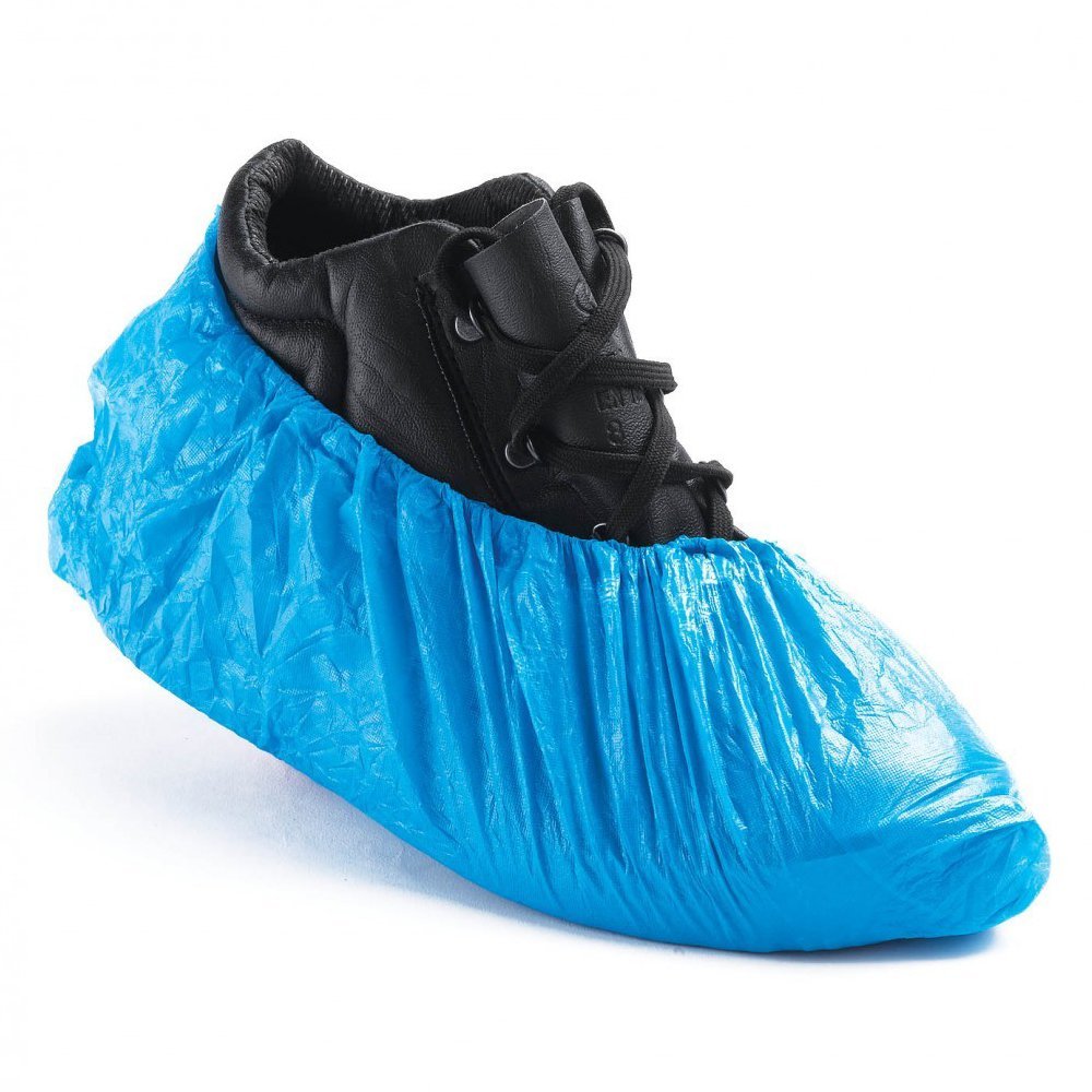 Tool Stop - 16" Blue Overshoes Pack of 100 - Life Cleaning & Hygiene Supplies - 7557