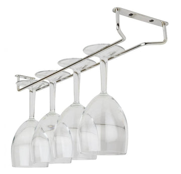 Beaumont - 16‚Ä≥ Glass Hanger Chrome - Life Cleaning & Hygiene Supplies - Chrome - 3692CHR