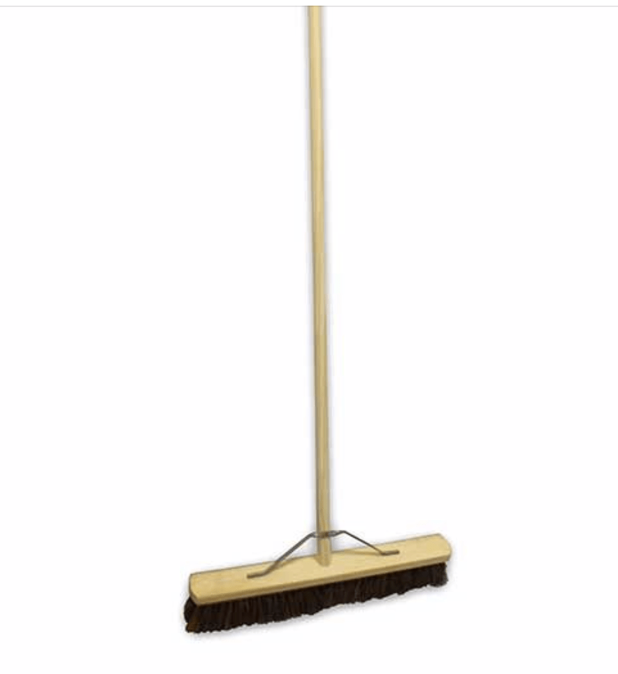 Ramon Hygiene - 18" Coco Broom Complete - Life Cleaning & Hygiene Supplies - COCO18.5COM
