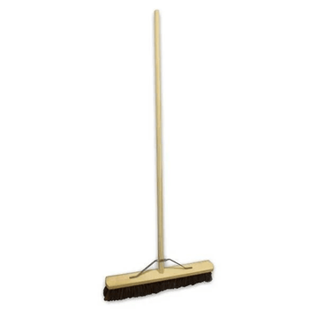 Ramon Hygiene - 24 - Inch Bass Broom C/W 4.5 Ft Handle & Stay - Life Cleaning & Hygiene Supplies - BBC24.5COM