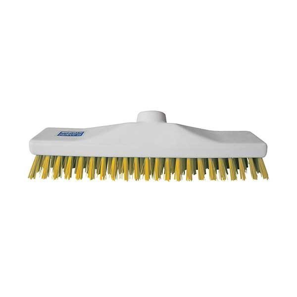 Ramon Hygiene - 30cm Scrubb Broom Head - Life Cleaning & Hygiene Supplies - Yellow - CB03Y