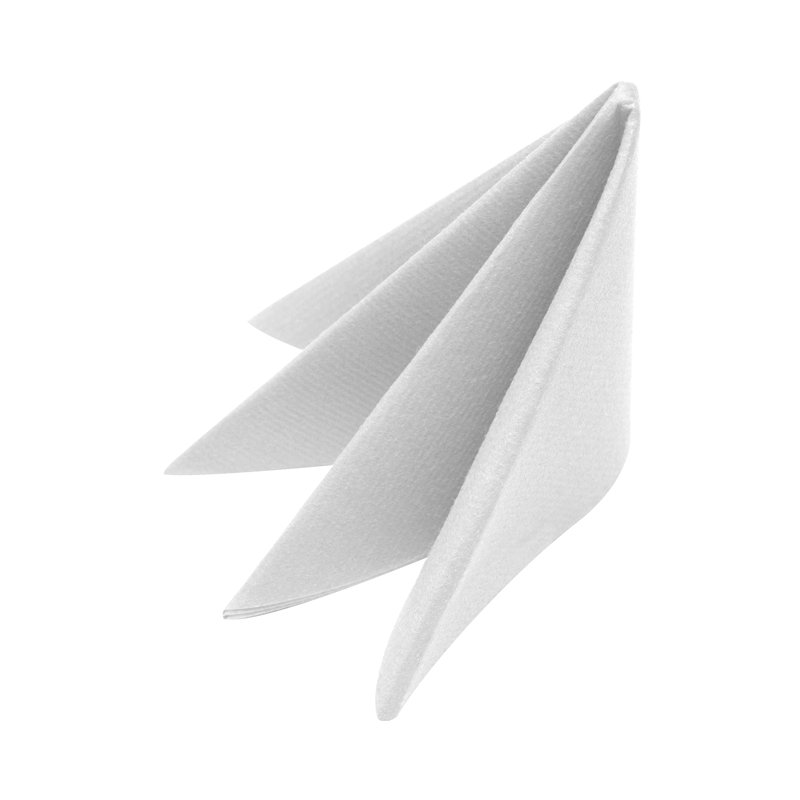 Swan Mill Paper - 40cm White Swansoft Air Laid Napkins - 4 Fold - Life Cleaning & Hygiene Supplies - PSOFT - WH
