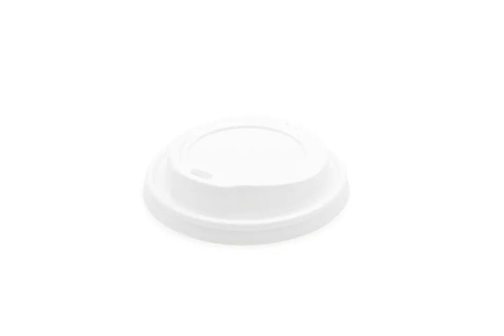 GreenPak - 90mm PS White Hot Lids For 12oz & 16oz - Life Cleaning & Hygiene Supplies - 90M - LID - WHI - 001