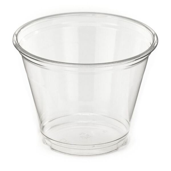 Go Pak - 9oz Squat rPET Cup Clear - Life Cleaning & Hygiene Supplies - R16008