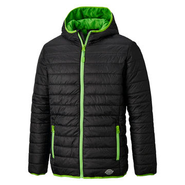 Dickies Stamford Puffer Jacket Black Lime