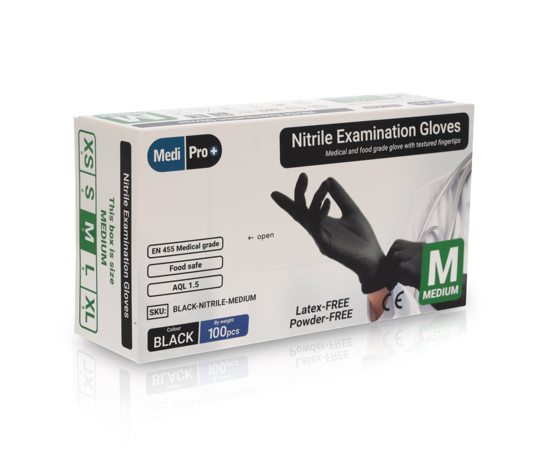 My Store - Absolute Black Nitrile Examination Gloves XLarge - Life Cleaning & Hygiene Supplies - XL - 9899A9