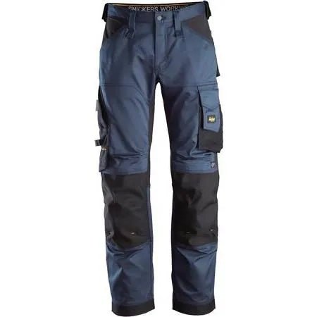 Snickers - Allround Stretch Loose Fit Trouser Black/Navy - Life Cleaning & Hygiene Supplies - 63519504060