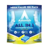 Astonish All in 1 Dishwasher Tablets Blue (Pack of 100)