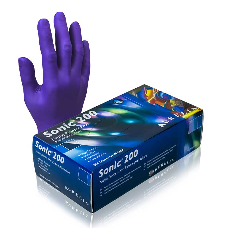 Aurelia - Aurelia Sonic 200 Powder - Free Medical Examination Gloves Large - Life Cleaning & Hygiene Supplies - L - 9377A8