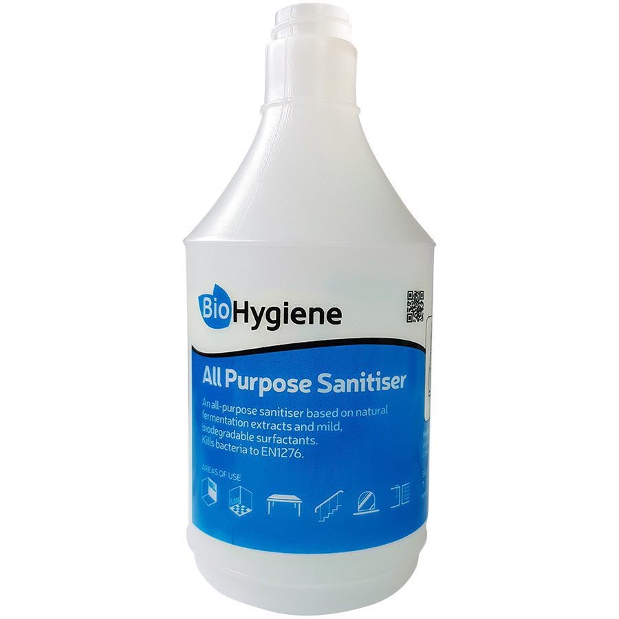 BioHygiene - Bio - Hygiene All Purpose Sanitiser Trigger Bottles - Life Cleaning & Hygiene Supplies - BH201