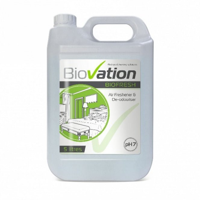 Biovation - BioFresh 5L Air Freshener & De - odouriser - Life Cleaning & Hygiene Supplies - 771914