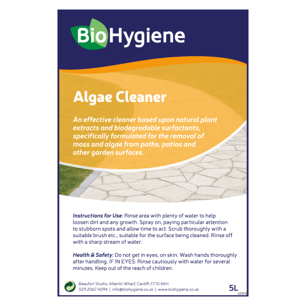 BioHygiene - BioHygiene Algae Remover 5 Litre - Life Cleaning & Hygiene Supplies - BH029