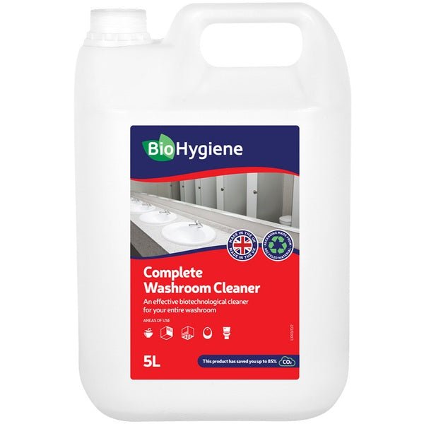 BioHygiene - BioHygiene Complete Washroom Cleaner Concentrate 5 Litre - Life Cleaning & Hygiene Supplies - BH190