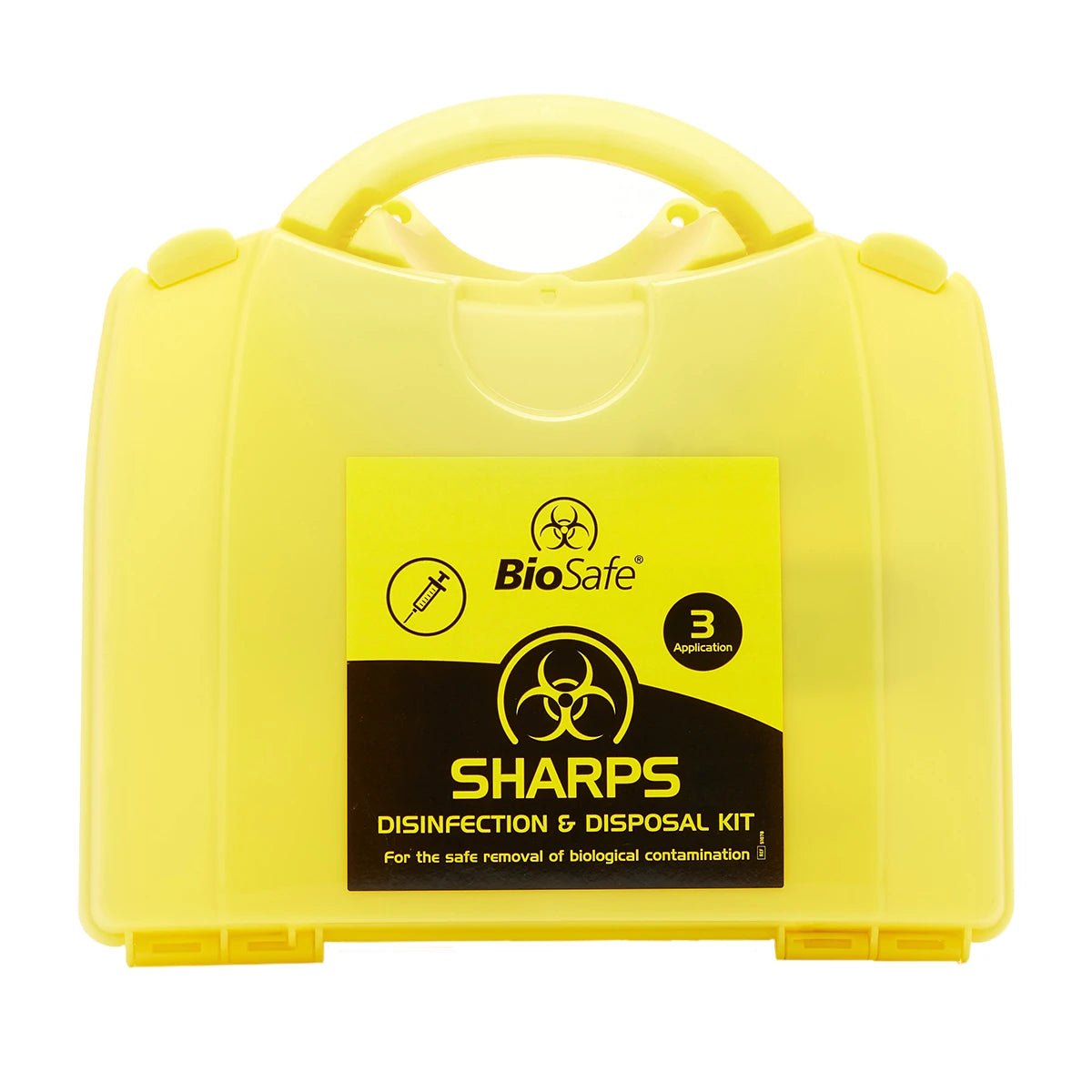 Life Cleaning & Hygiene Supplies - Biosafe 3 Application Body Fluid & Sharps Kit (Each) - Life Cleaning & Hygiene Supplies - 51078