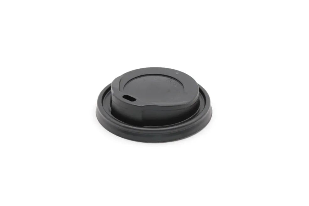 GreenPak - Black 80mm Sip Through Lid 8oz - Life Cleaning & Hygiene Supplies - 91.0204.04020046