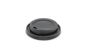 GreenPak - Black 90mm Sip Through Lid 12oz & 16oz - Life Cleaning & Hygiene Supplies - 91.0304.0402000