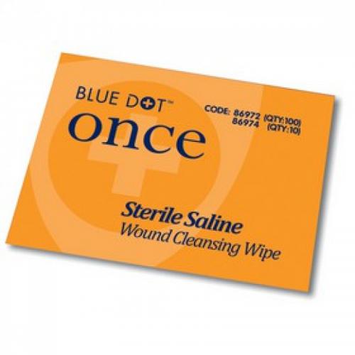 Blue Dot - Bluedot Once Sterile Wound Cleansing Wipes - Life Cleaning & Hygiene Supplies - 86972