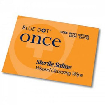 Blue Dot - Bluedot Once Sterile Wound Cleansing Wipes - Life Cleaning & Hygiene Supplies - 86972