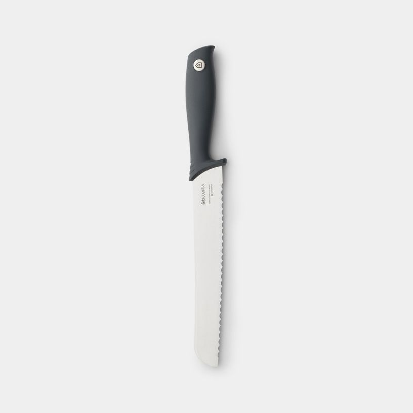 Brabantia - Brabantia TASTY+ Bread Knife Dark Grey - Life Cleaning & Hygiene Supplies - 120626