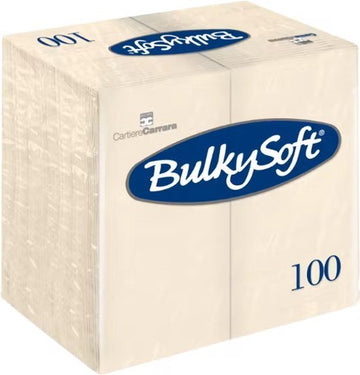 BulkySoft - BulkySoft® Dinner Napkin 40 x 40 1/8 Fold - Cream - Life Cleaning & Hygiene Supplies - 32088
