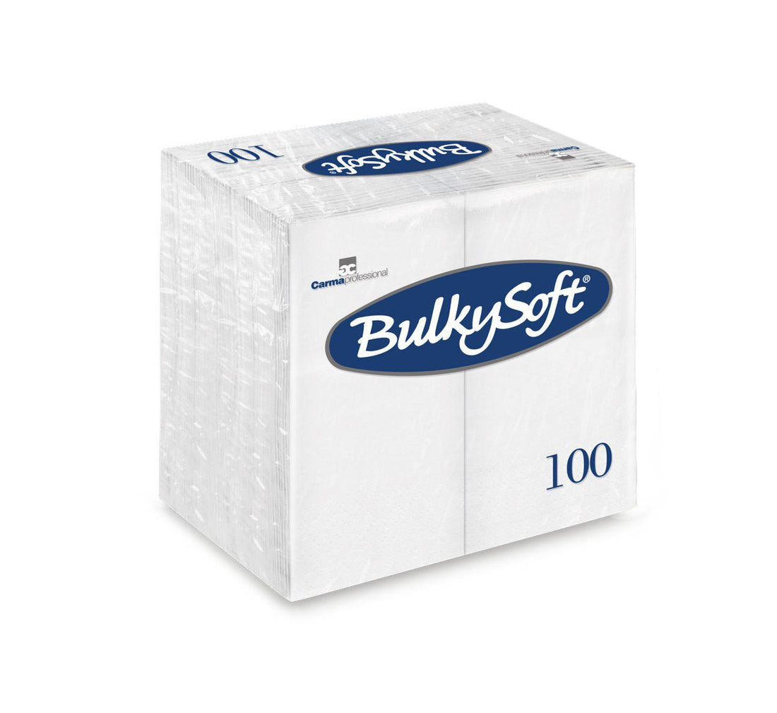 BulkySoft - BulkySoft Napkins 40x40 2 ply 1/8 folded - Life Cleaning & Hygiene Supplies - 32042