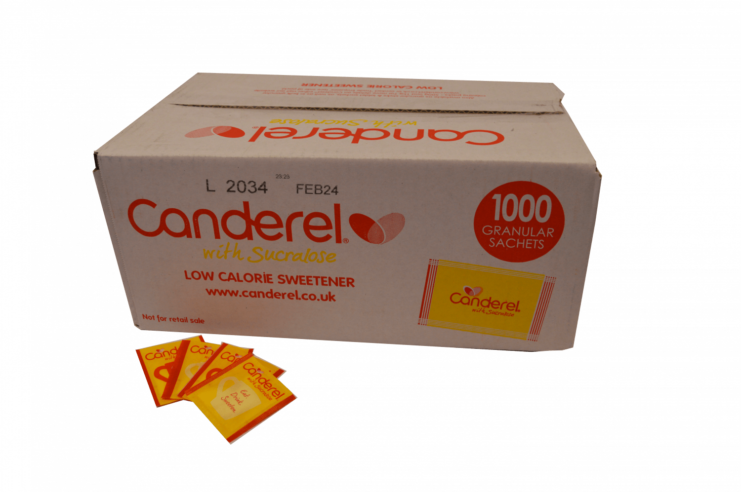 Life Cleaning & Hygiene Supplies - Canderel Sweetener Sachets – Box of 1000 - Life Cleaning & Hygiene Supplies - 68003B