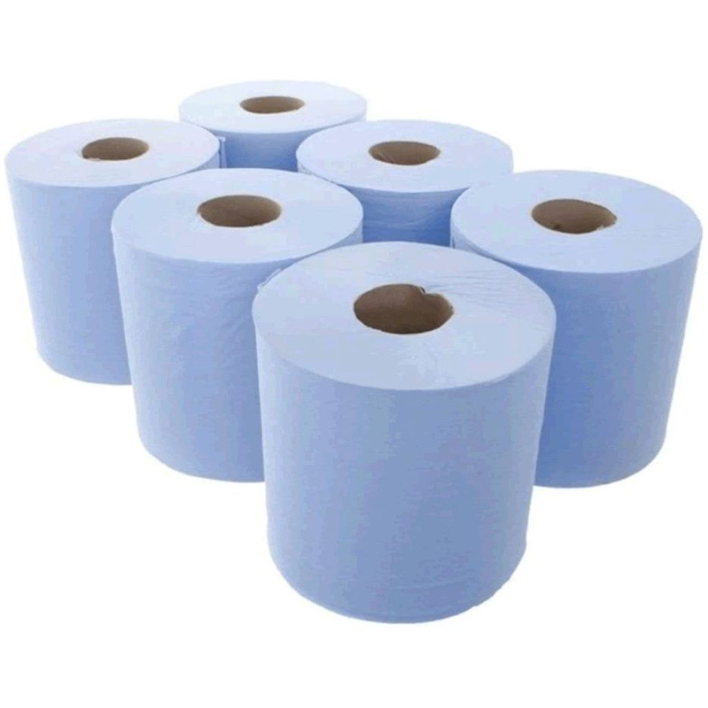 Catering Essentials - Centerfeed Rolls 2 Ply Blue 175mm x 150m - Life Cleaning & Hygiene Supplies - RW4685