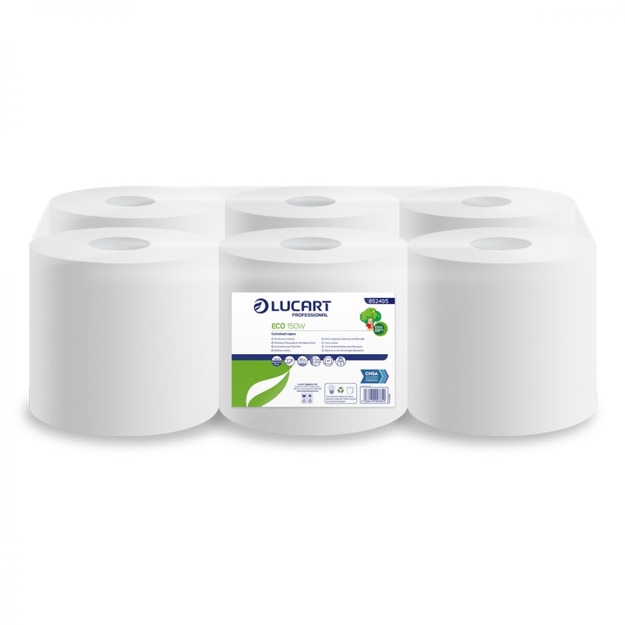 Lyreco - Centrefeed Rolls 2 Ply White 175mm x 150m 852495 - Life Cleaning & Hygiene Supplies - RW4695
