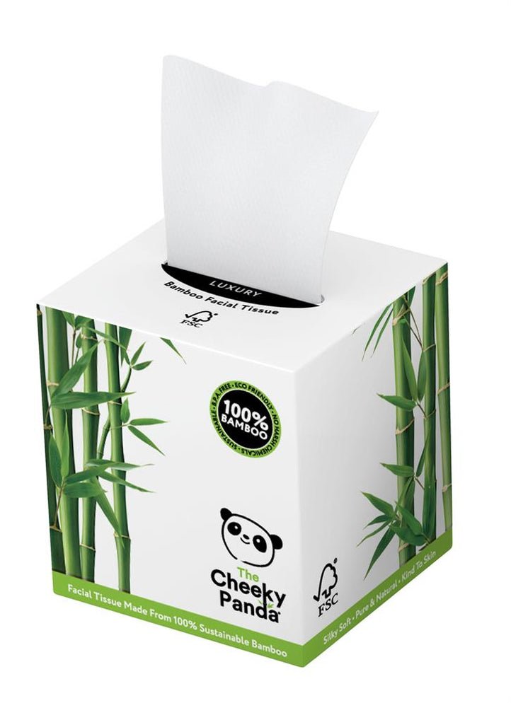 The Cheeky Panda - Cheeky Panda 3 Ply Bamboo Facial Tissues x12 - Life Cleaning & Hygiene Supplies - 7.00462E+11