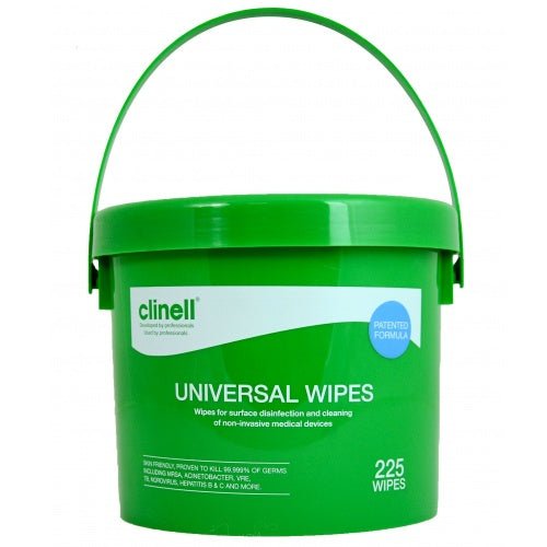 Clinell - Clinell Universal Wipes Bucket - Life Cleaning & Hygiene Supplies - CWBUC225