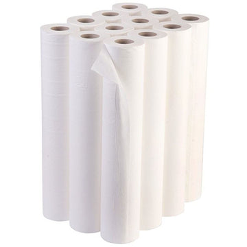 Life Cleaning & Hygiene Supplies - Couch Rolls 20" - 2ply - Essentials White - 40m x 500mm - Life Cleaning & Hygiene Supplies - 342S