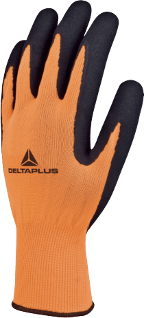 Delta Plus - Delta Plus VV733 HI - Vis Grip Glove Orange - Life Cleaning & Hygiene Supplies - 10 - VV733OR10