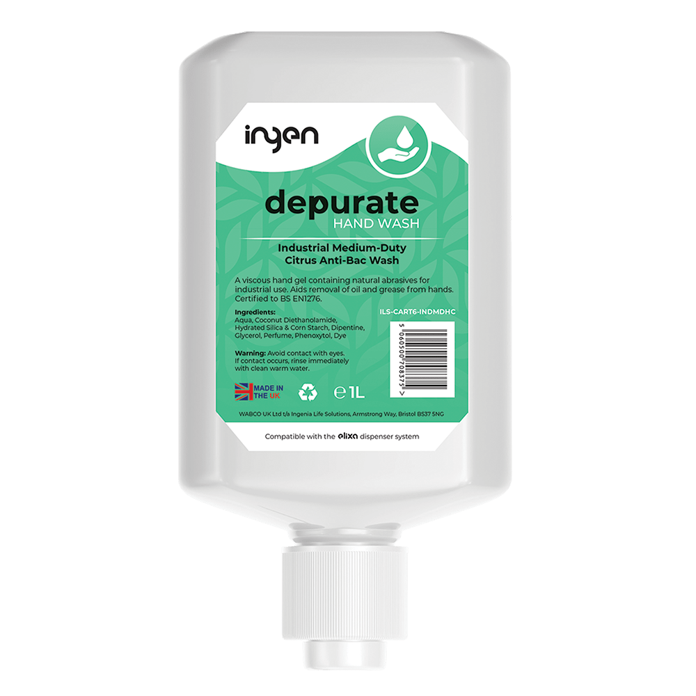 Ingen - Deputure Wash Industrial Medium Duty Cirtus Anti - Bacterial Wash - Life Cleaning & Hygiene Supplies - ILS - CART6 - INDMDHC