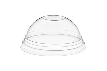 5055131516680 - Domed Lid no Hole (Fits PET Smoothie 9,12,16 & 20oz) (Sold in 100) - Life Cleaning & Hygiene Supplies - DCDL