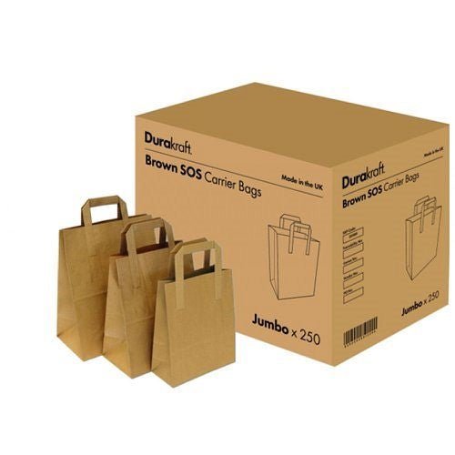 Life Cleaning & Hygiene Supplies - DuraKraft Medium Brown Paper Bag - Life Cleaning & Hygiene Supplies - 30988