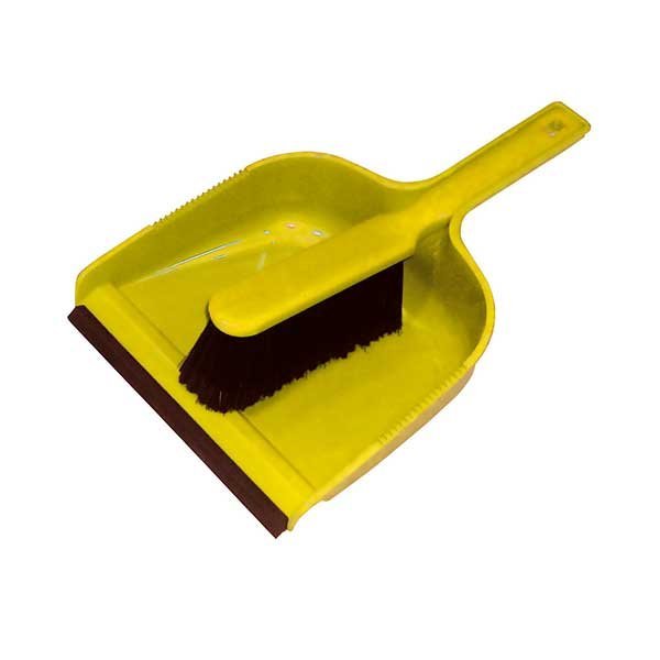 Ramon Hygiene - Dustpan & Soft brush Set - Life Cleaning & Hygiene Supplies - Green - 8599G
