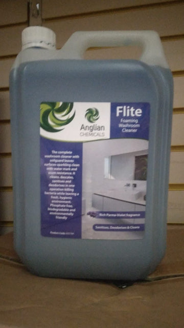 Anglian Chemicals - Flite Foaming Washroom Cleaner 5L - Life Cleaning & Hygiene Supplies - 62210A