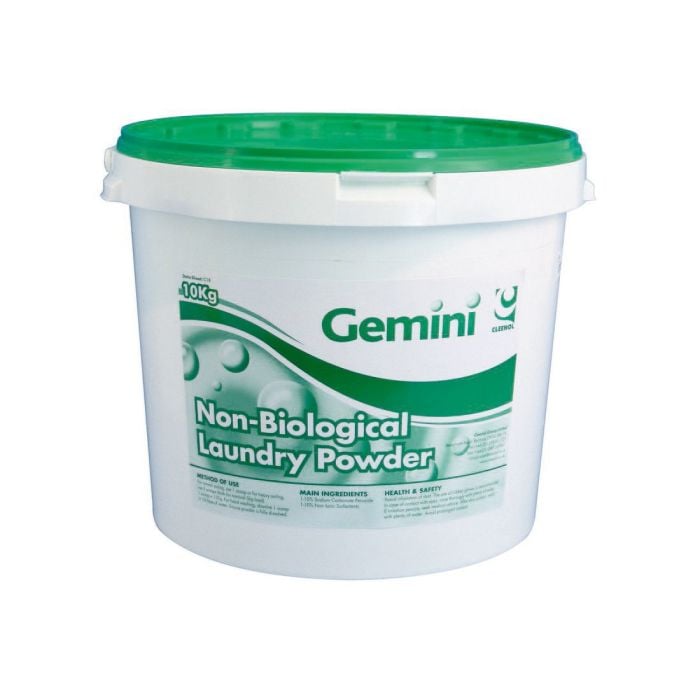 Cleenol - Gemini Non - Bio Laundry Powder 10Kg - Life Cleaning & Hygiene Supplies - 31107