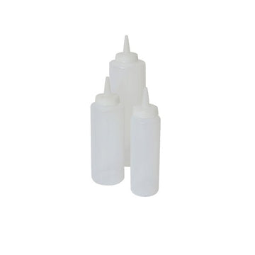 Genware - Genware Squeeze Bottle Clear 12oz/35cl - Life Cleaning & Hygiene Supplies - SQB12C